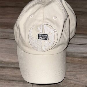Star Wars Cream Hat with Galactic Emblem